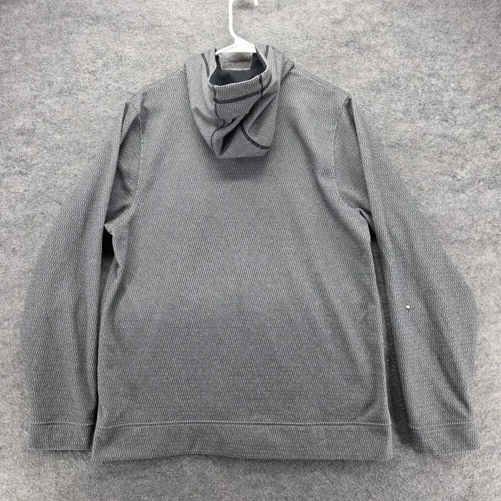 Under Armour Hoodie Mens M Gray Full Zip Hooded Pockets Lightweight Logo